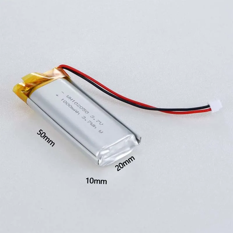 3,7 V 1000 mAh 102050 Li-Po-ba - Eachine Drone E58 recensie en prijs