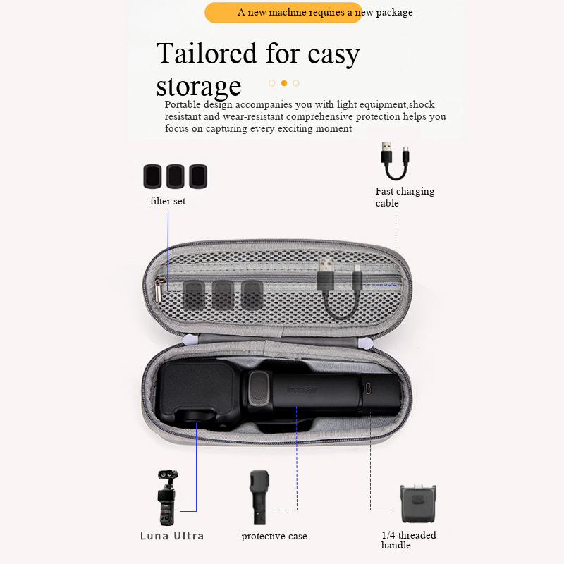 Opbergtas Voor Insta360 Luna U - Drone Gimbal Case recensie en prijs